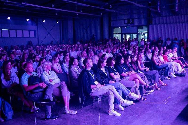 Audience at a conference